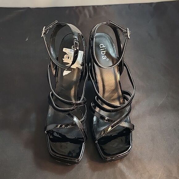 BRAND NEW DIBA MULTI-STRAP BLOCK-HEEL ADJUSTABLE BUCKLE WOMEN'S SANDAL G1 - Picture 2 of 16